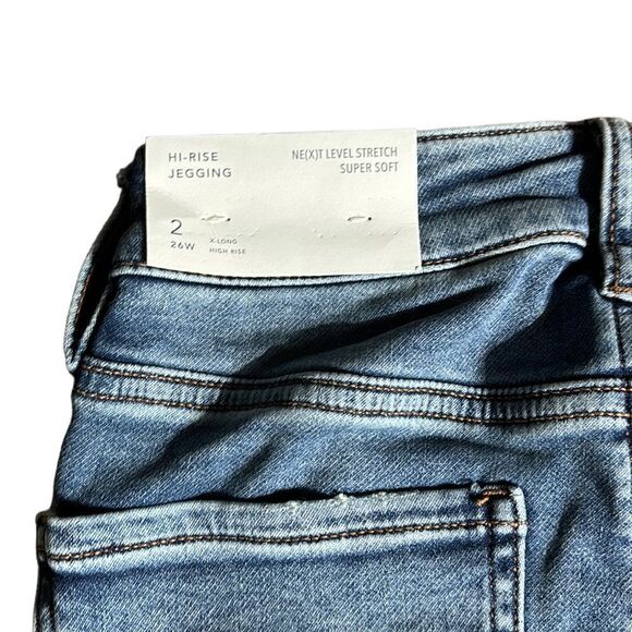 American eagle hi rise jeggings 2 extra long stretch  new - Picture 6 of 6